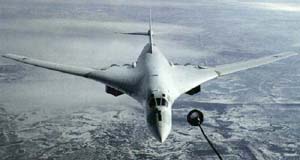 Дозаправка Ту-160 в воздухе