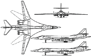 Схема Ту-160СК